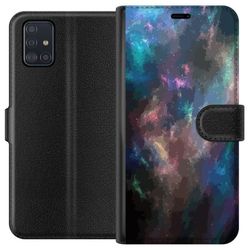 Kompatibelt Lommeboketui til Samsung Galaxy A51 Galakse Marmor