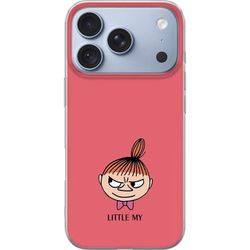 Kompatibelt Mobildeksel til Apple iPhone 17 Pro Lille My med et rampete blikk mot rosa bakgrunn, illustrert karaktermotiv