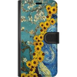 Kompatibelt Lommeboketui til Samsung Galaxy A56 Van Gogh plakat solsikke Starry Night kunst blomster maleri artistisk retro kunst impresjonisme desig
