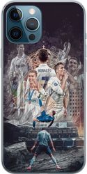 Kompatibelt Mobildeksel til Apple iPhone 12 Pro Max Cristiano Ronaldo Al-Nassr Portugal ikonisk målmaskin og global superstjerne med historiske rekor