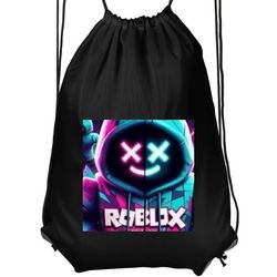 Praktisk Gymnastikpose | Sportstaske til Voksen Sort Voksen Roblox | Marshmello Roblox | Marshmello Sort Voksen