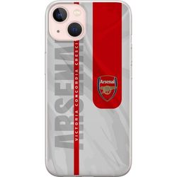 Kompatibelt Mobildeksel til Apple iPhone 13 Arsenal FC emblem fotballklubb plakat Gunners Premier League logo rød hvit bakgrunn retro design kunst