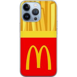 Kompatibelt Mobildeksel til Apple iPhone 13 Pro Minimalistiskt motiv med pommes frites i klassiske røde og gule farger