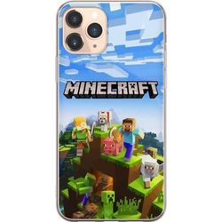 Kompatibelt Mobildeksel til Apple iPhone 11 Pro Minecraft pixelverden Creeper spilldesign