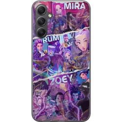 Kompatibelt Mobildeksel til Samsung Galaxy A35 Valorant jenter plakat Mira Rumi Zoey Riot Games anime spillagenter neon stil karakter fanart kunst