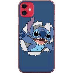 Kompatibelt Mobildeksel til Apple iPhone 11 Disney Stitch Lilo og Stitch blå figur søt alien kawaii tegneseriefigur morsom plakat retro design
