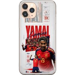 Kompatibelt Mobildeksel til Apple iPhone 11 Pro Lamine Yamal på Spanias landslag med elegant fotballdesign
