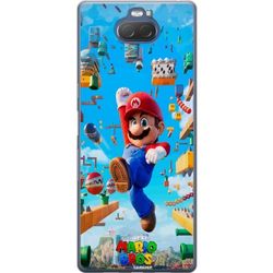 Kompatibel Mobilcover til Sony Xperia 10 Plus Spil-inspireret motiv med klassisk blikkenslager i eventyr-miljø
