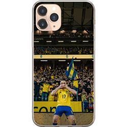 Kompatibelt Mobildeksel til Apple iPhone 11 Pro Viktor Gyökeres med Sveriges supportere og sterk følelse for 2026 verdensmesterskapet i en lidenskape