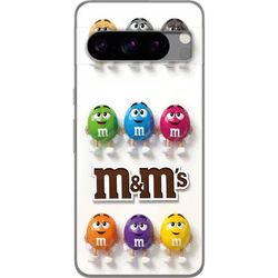 Kompatibelt Mobildeksel til Google Pixel 8 Pro Leken M&M's-design med fargerike figurer