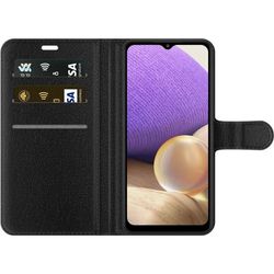 Kompatibelt Lommeboketui til Samsung Galaxy A32 5G ACDC Flames Rock Musikk Band Gitar