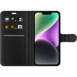 Kompatibelt Lommeboketui til Apple iPhone 15 Plus KPop Demon Hunters mørk anime vinylfigur