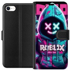 Kompatibelt Lommeboketui til Apple iPhone 6 Dynamiskt spillmotiv med fargerik figur og moderne gamingdesign.