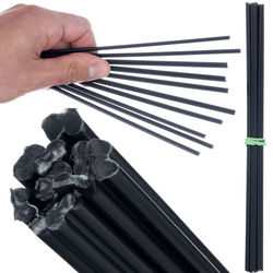 Plast svejsetråd PP sort 10stk 20cm – Høj kvalitet | 260-330°C smeltepunkt | Til bil, industri, elektronik