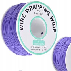 Kynar Ledning AWG 0.25mm Lila – Niskspänning | 200m | PVC-Isolering | För Elektronikprojekt