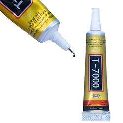 Yleiskäyttöinen Liima T-7000 15ml – Tarkka Annostelija | Musta | Elektroniikka, Muovi, Lasi, Keraami, Metalli