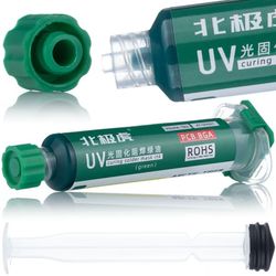 Grøn Soldermaske UV 10ml med Sprøjte – Hurtig Hærdning | PCB Beskyttelse | Isolerende Lag