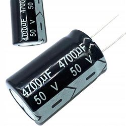 Elektrolytkondensator 4700uF 50V THT – Hög kapacitet | Genomgående montering | För elektronikprojekt