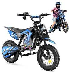 iScooter A14 14'' Elmotorcykel för barn 500W Motor 36V/5.2Ah Batteri 27 km/h Maxhastighet Fram och bak Dubbel Stötdämpning Med Bluetooth