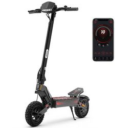 iScooter iF1 - En kraftfuld 1200W elektrisk scooter med en rækkevidde på 50 km, en maksimal lasteevne på 150 kg og en tophastighed på 45 km/t.