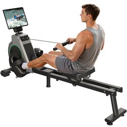 Formill QK530 Magnetisk Romaskine 16 Modstandsniveauer, 120 kg Maks. Vægt, Lydløs Sammenklappelig Romaskine til Hjemmetræning med LCD-Display og App-Sync
