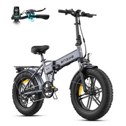 ENGWE EP-2 BOOST Hopfällbar Elcykel ✅ Gratis Snabb Leverans 5-8 Dagar - 250W, 120km Räckvidd, Momentsensor