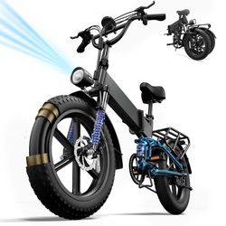 URLIFE T5 terrängcykel för alla typer av cyklar – 1500W, 80 km räckvidd, helfjädring | Komfort och kraft