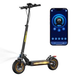 🚀 Iscooter W9 Air 10-tums elscooter – 800W motor, 48V 9Ah batteri, 35 km räckvidd, terrängdäck, skivbromsar, Voltix-app, vuxenstorlek