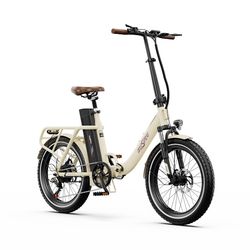 Onesport OT16-2 elcykel | hopfällbar | 48V 17AH 250W | 20*3.0 breda däck | 25 km/h | stadspendling | 2025 nya modeller