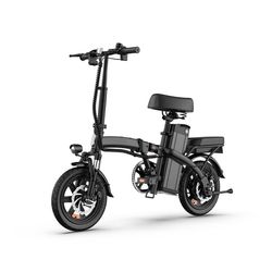 URLIFE F1L 14" Hopfällbar Elcykel - 500W Motor, 64 km Räckvidd, Avtagbart 48V Batteri, Lätt för Vuxna och Tonåringar, Perfekt för Pendling