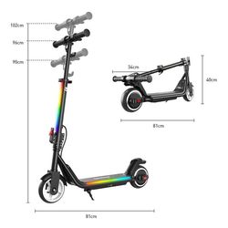 iScooter iK3Max elsparkcykel 200W 4,5Ah 13 km räckvidd hopfällbar elsparkcykel Bluetooth-ljud musikuppspelning massiva däck Bluetooth-anslutning hastighet