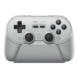 8BitDo Pro 3 Bluetooth-handkontroll Grå