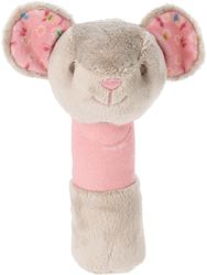 Baby Rangle Blød Pink Mus