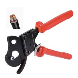 Kabelsax med spärr - Kabelkapare - Fjäderstålblad - PVC-handtag - Snabbfrigöringsknapp - För koppar och aluminium - Upp till 300 mm² - Kraftig