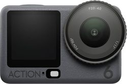 Sportkamera - DJI - Osmo Action 6 Adventure Combo - Sensor 1/1,1" - Batteritid 4 h - Lagring 50 Go - Vattentät - Inkluderade tillbehör