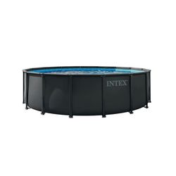 Intex Ultra XTR Above Ground Pool Kit - 488 x 122 cm - Round (Ladder, valves, filter, cover, ground mat) - 26326GS