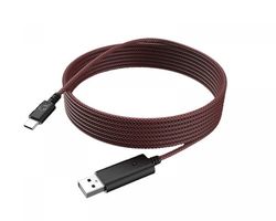 USB-C Gaming Ladekabel 3 Meter - Rød