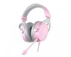 AMPLIGAME H3 Pelikuulokkeet RGB - Pink