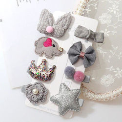 8 stk / sæt børn hår tilbehør piger hårspænder