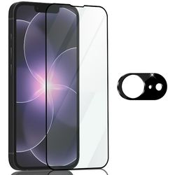1-Pack Iphone 17e Skærmbeskyttelse & 1-Pack linsebeskyttelse - Hærdet Glas 9H - Super kvalitet 3D