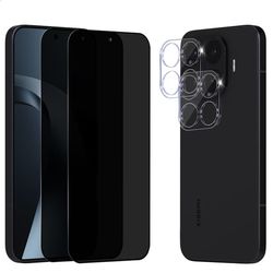 2-Pack Xiaomi 17T Pro Privacy Skærmbeskyttelse & 2-Pack linsebeskyttelse - Hærdet Glas 9H - Super kvalitet 3D