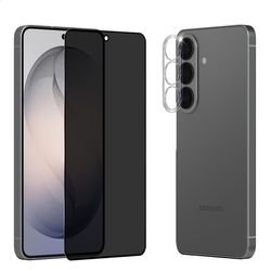 1-Pack Samsung S26 Plus Privacy Skærmbeskyttelse & 1-Pack linsebeskyttelse - Hærdet Glas 9H - Super kvalitet 3D