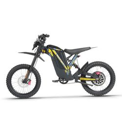 RICH BIT V9 Ultra Electric Off-Road Bike, 48V 20Ah Battery, 76Nm Torque, Black