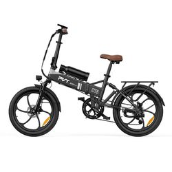 PVY Z20MAX Electric Bike, Dual Battery 36V25.6Ah, Torque Sensor, Black