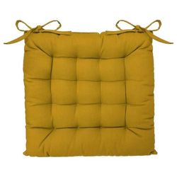 Gul stolskudde 38x38cm - Atmosphera Inredningsdesigner