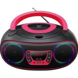 Bluetooth-högtalare - Denver - TCL-212BT - Rosa - Stereo - AUX, USB, CD
