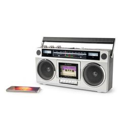 Ghetto Blaster - BIGBEN - Radio FM Bluetooth - 15W - Kassettspelare - USB MP3-ingång