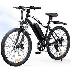 iScooter EB3S Elcykel 36V 15Ah, 350W, 70–90 km rækkevidde, 26 × 1,95-tommer dæk, smart app-aktiveret offroad elektrisk mountainbike