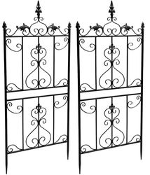 2-pack Metallspaljé Myrte, Klätterstöd i lantlig stil för rosor & klematis, Trädgård, Balkong, Terrass