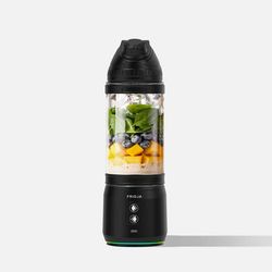 Fridja f500 Bærbar Blender, Trådløs USB Genopladelig Smoothie Blender, BPA-fri Tritan Flaske, Sort